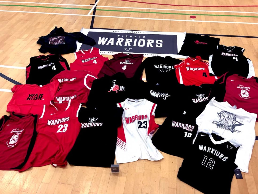 Windsor Warriors team kit